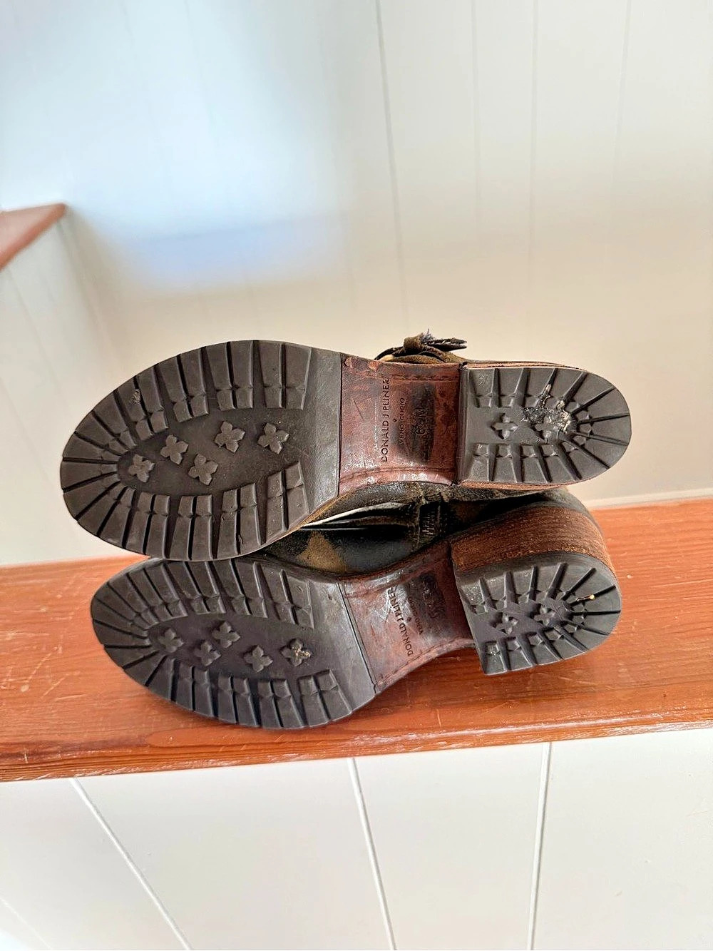 Donald J Pliner Buckle Ankle Boots in Brown - Picture 3 of 3